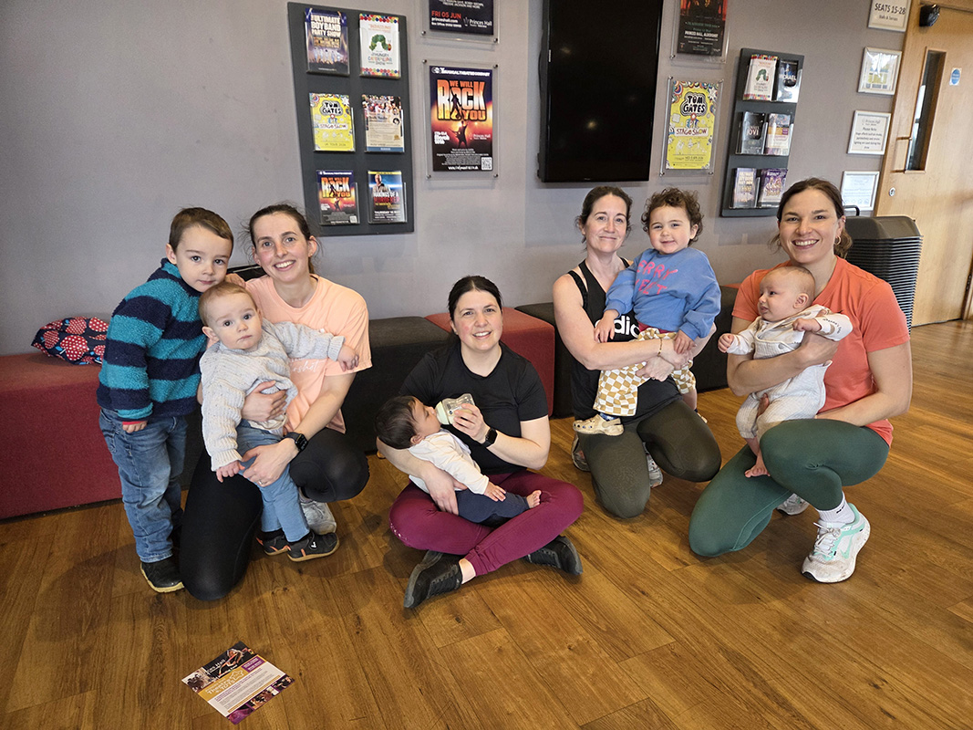 Mums and children at a R.I.S.E fitness session